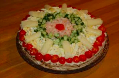 Emmas enkla smörgåstårta