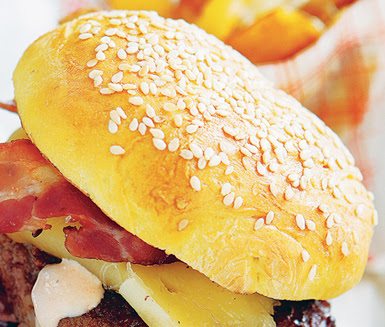 Klassiska hamburgerbröd