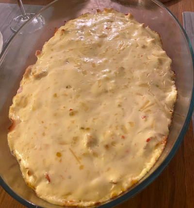 Kycklinggratäng med vitlök och cremefraiche